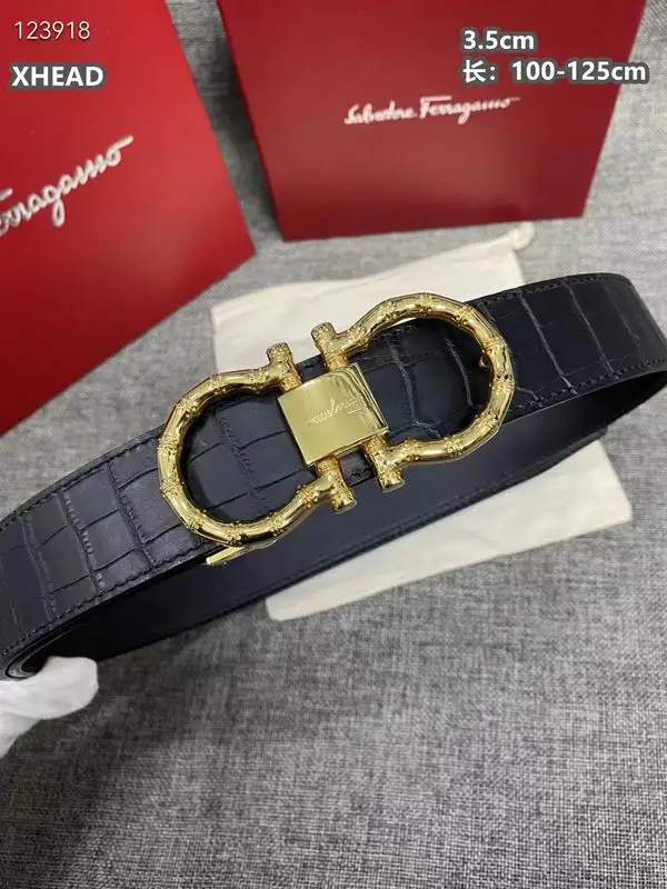 Ferragamo belt 35mmX100-125cm 8L39